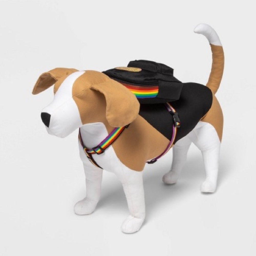 NEW Pride Backpack Dog Harness • XXS/XS